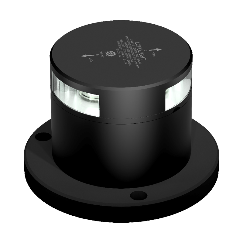 2nm 180° White, black anodized